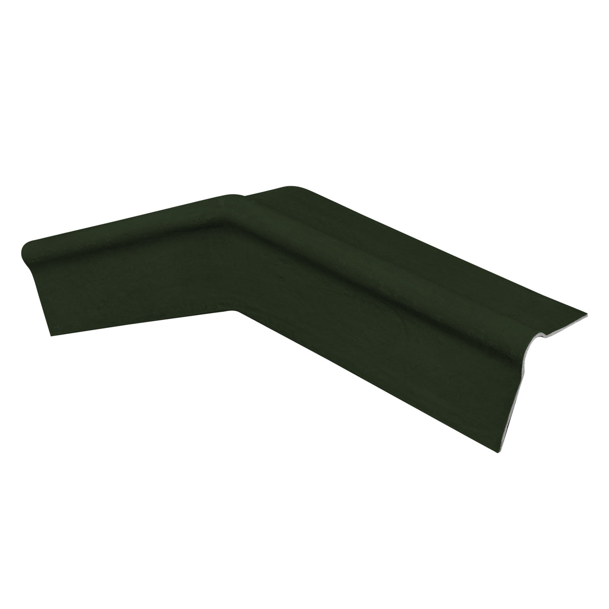 Cranked Roll-top Fibre Cement Barge Juniper Green