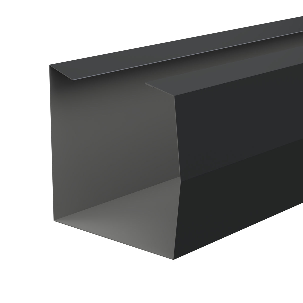 Trimline Gutter 0.7 3m Polyester in Anthracite