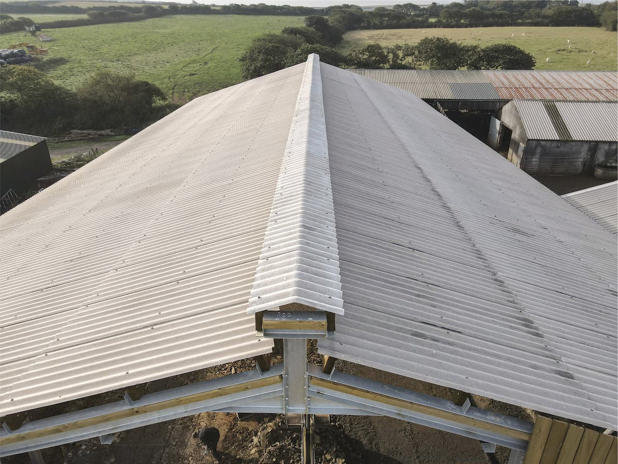 Fibre Cement Roof Sheet Big 6 Natural Grey