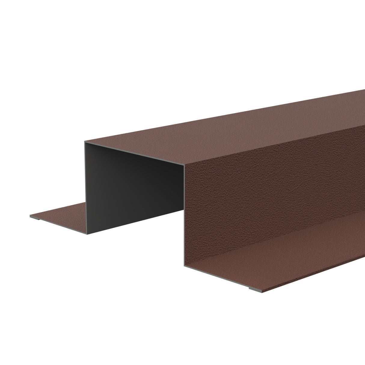 Standard Tophat Flashings 3m 0.7 PVC Plastisol in Terracotta