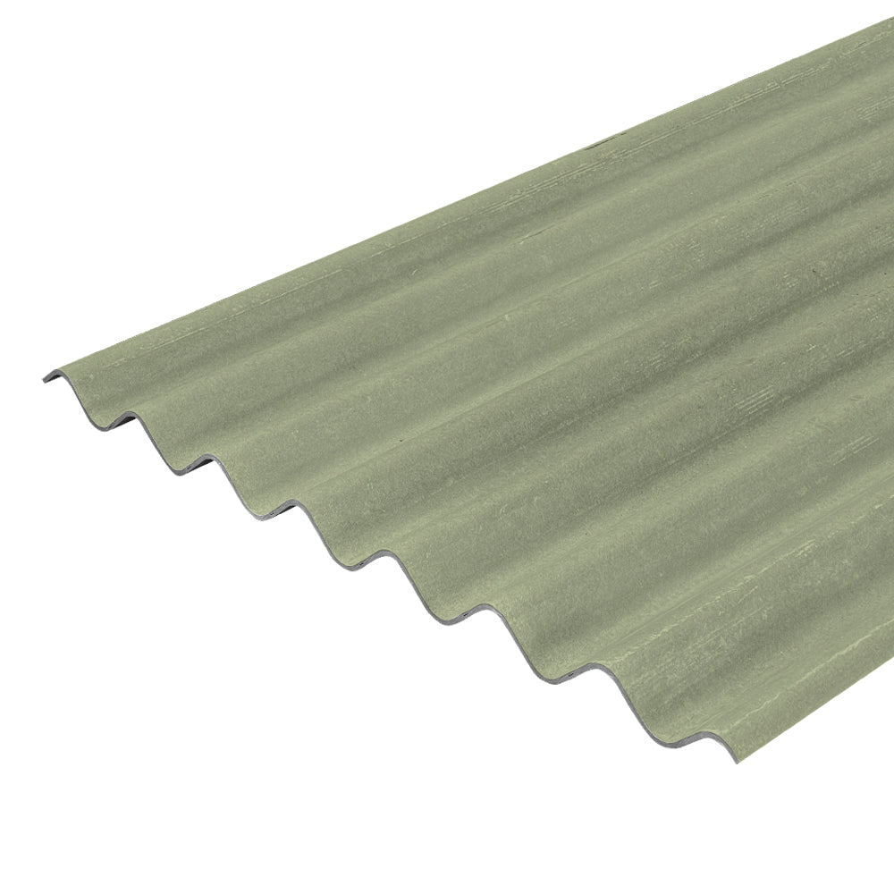 Big 6 Fibre Cement Roof Sheets Moorland Green