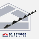 Plastic Eave Closure Ventilated Eurosix - Briarwood Supplies