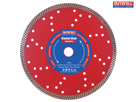 Turbo Cut Diamond Blade 230mm x 20mm - Briarwood Supplies