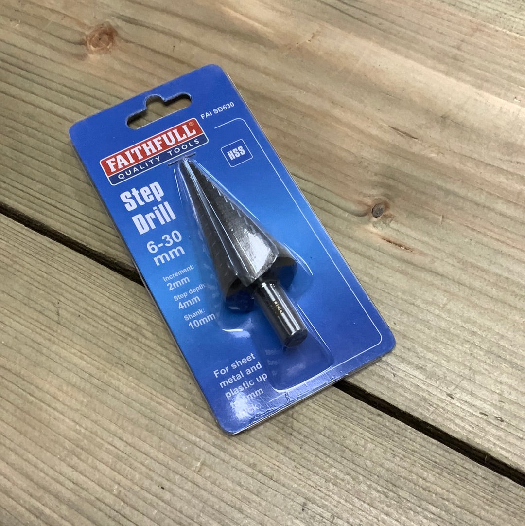 HSS Step Drill 6mm to 30mm - Briarwood Supplies